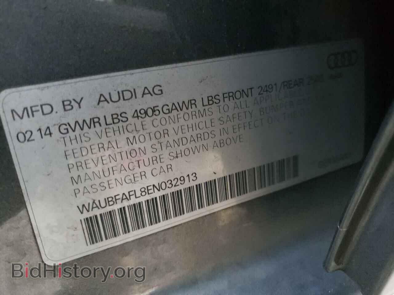 2014 AUDI A4 - VIN: WAUBFAFL8EN032913 - Photo 10