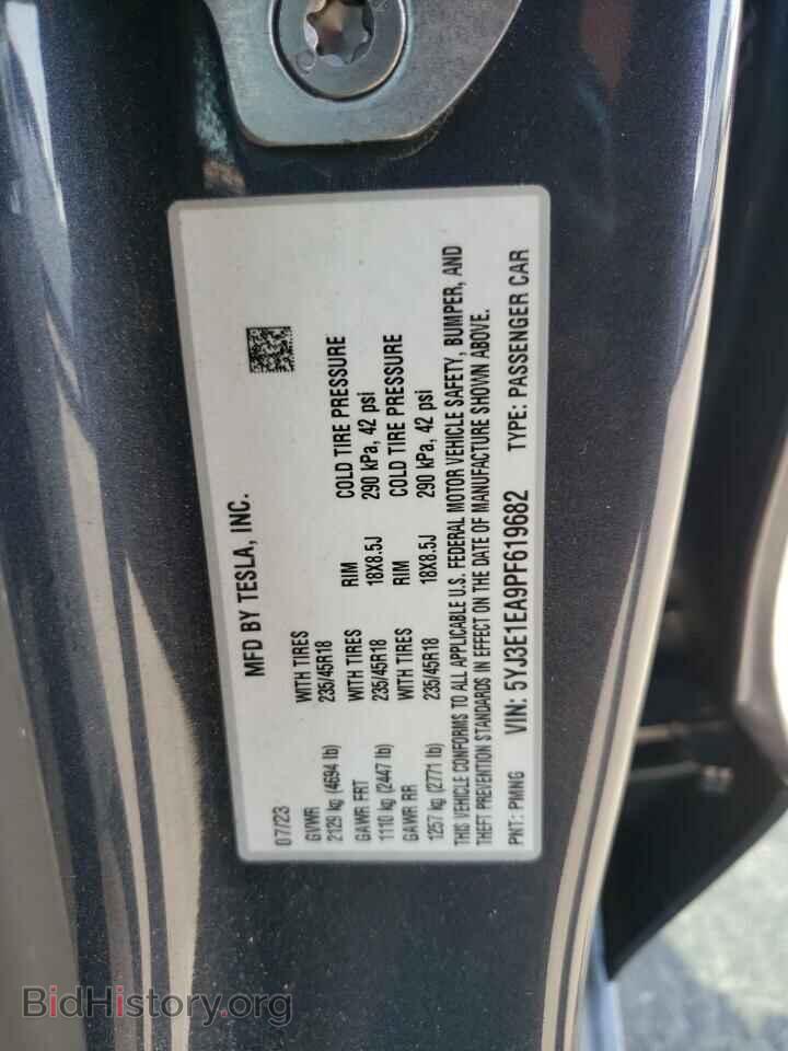 2023 TESLA MODEL 3 - VIN: 5YJ3E1EA9PF619682 - Photo 13