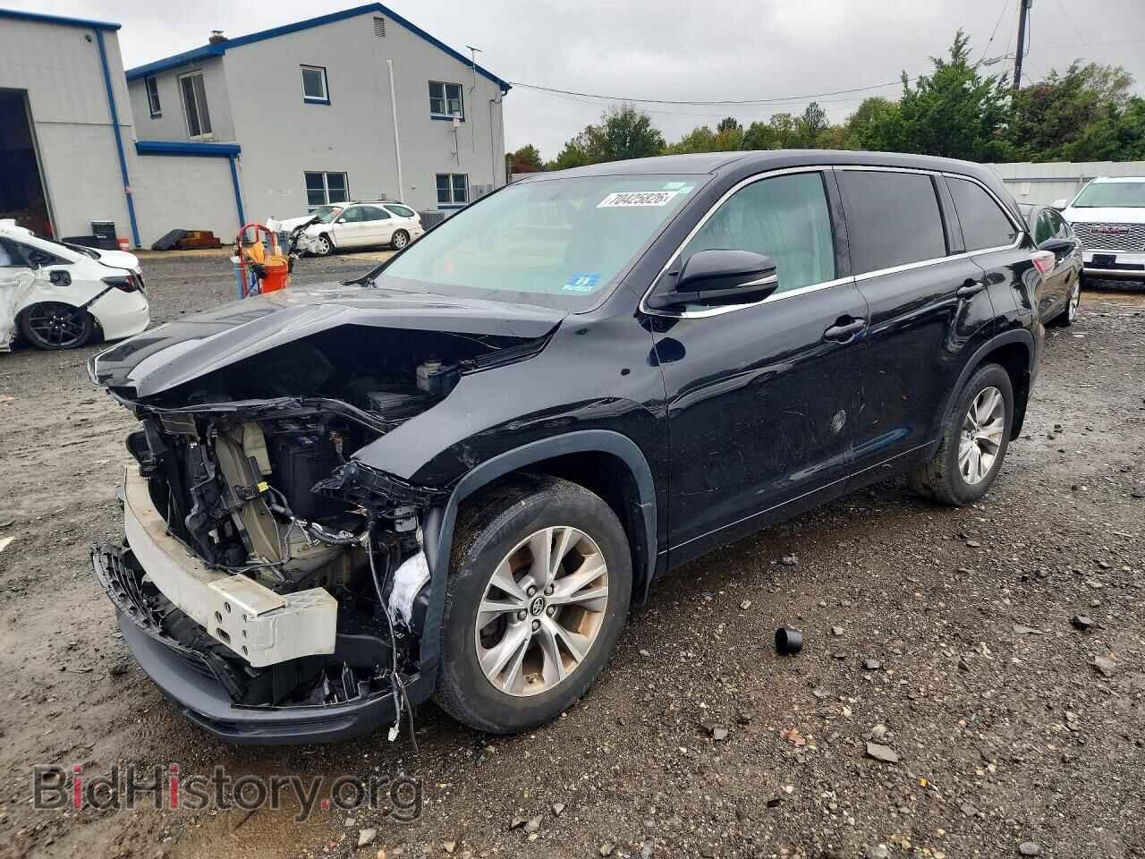 Фотография 5TDBKRFH5GS326355 - TOYOTA HIGHLANDER 2016