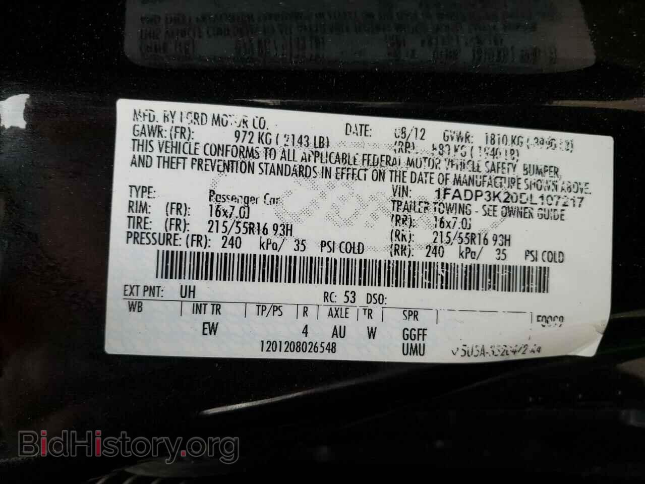 2013 FORD FOCUS - VIN: 1FADP3K20DL107217 - Photo 10