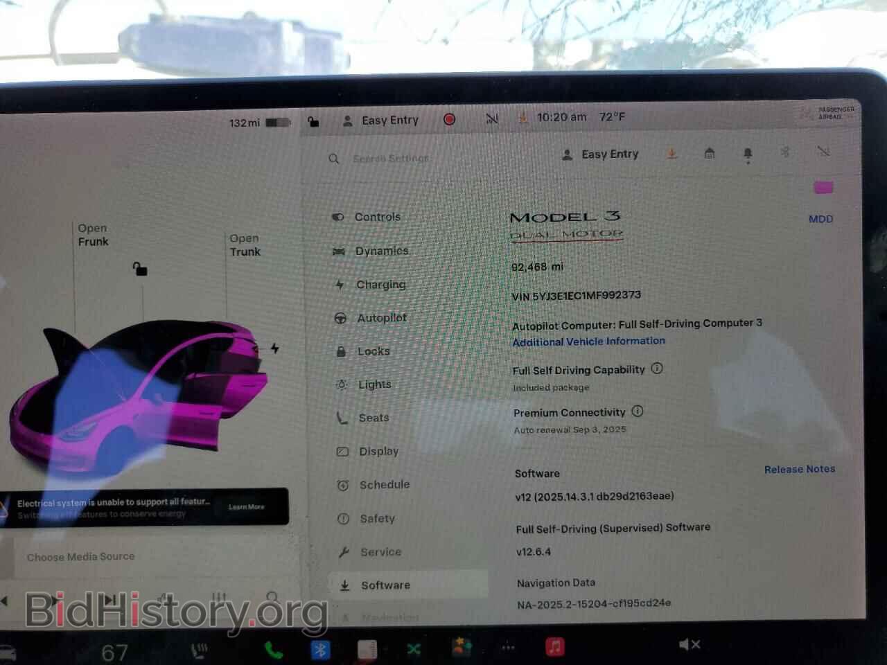 2021 TESLA MODEL 3 - VIN: 5YJ3E1EC1MF992373 - Photo 9
