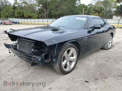 2014 Dodge CHALLENGER, черный — VIN 2C3CDYAG4EH221135, Copart