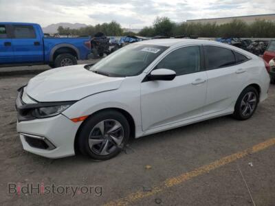 2021 Honda CIVIC LX, white — VIN 2HGFC2F61MH521594, Copart