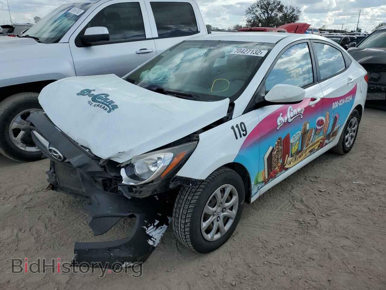 Photo KMHCT4AE3DU348746 - HYUNDAI ACCENT 2013