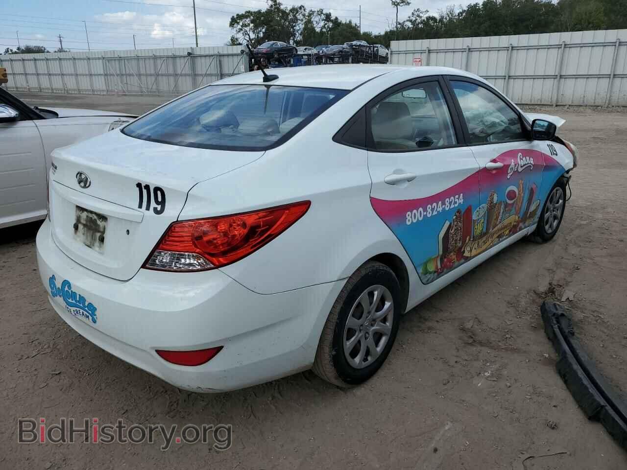 2013 HYUNDAI ACCENT - VIN: KMHCT4AE3DU348746 - Фото 3
