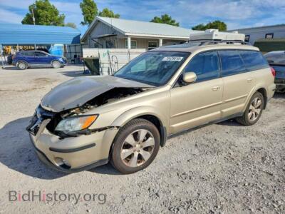 2008 Subaru OUTBACK 3.0R LL Bean, gold — VIN 4S4BP86C984350151, Copart