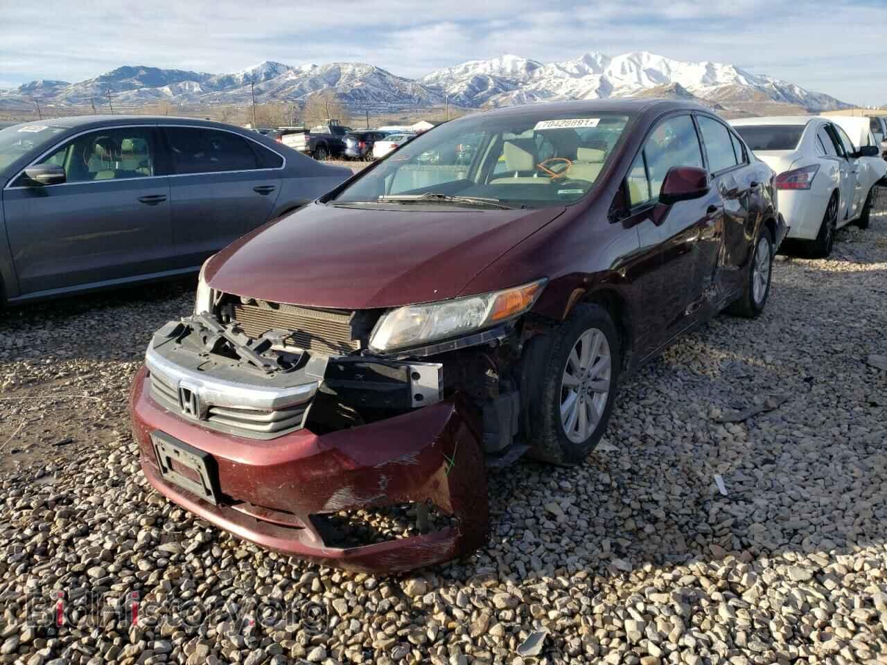 2012 HONDA CIVIC - VIN: 19XFB2F80CE346686 - Фото 2