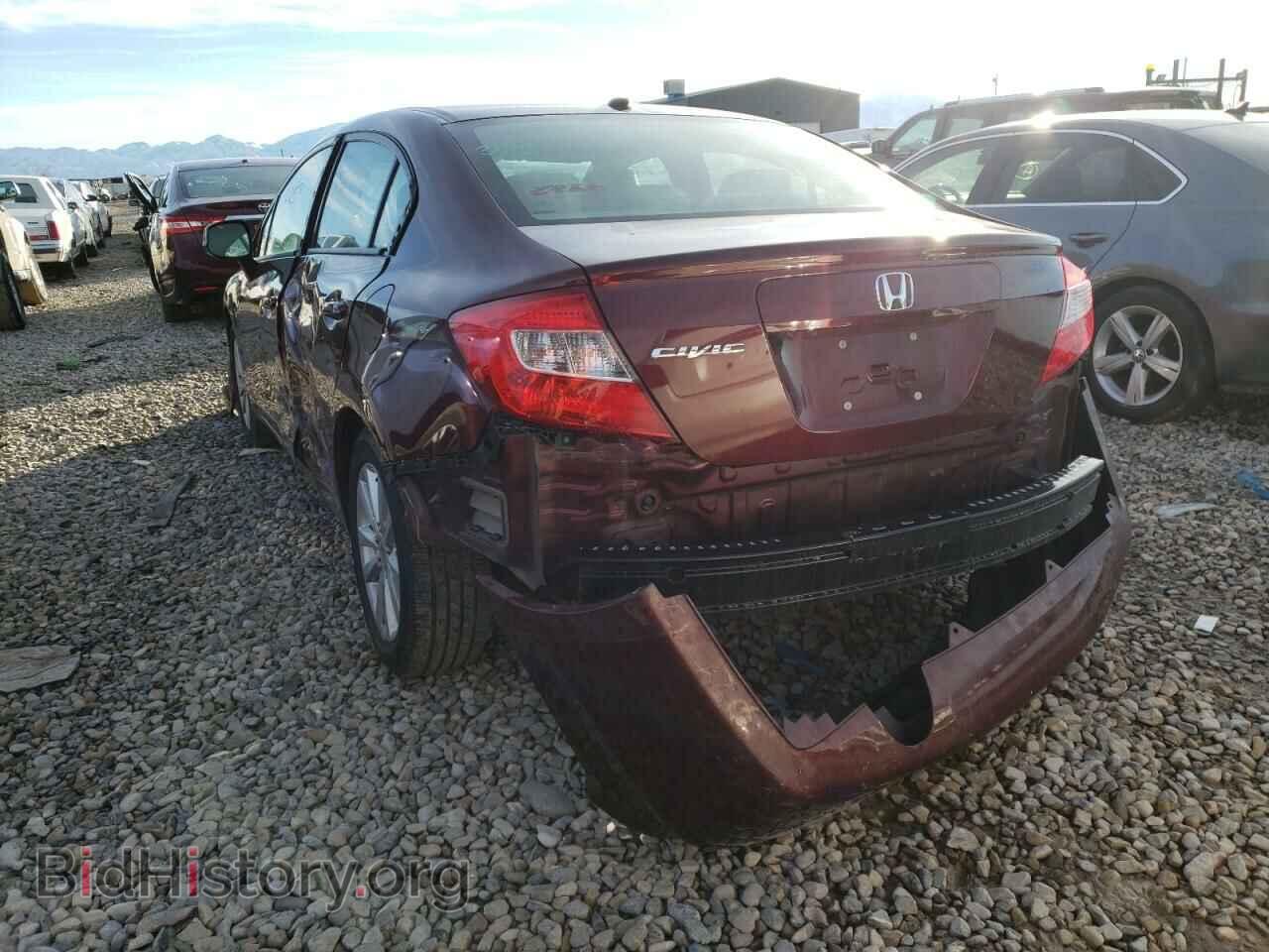 2012 HONDA CIVIC - VIN: 19XFB2F80CE346686 - Фото 3