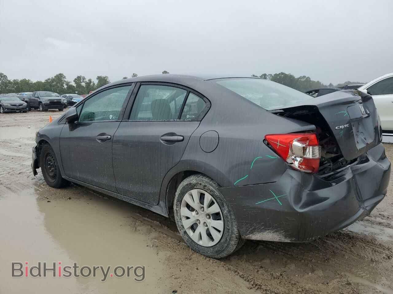 2012 HONDA CIVIC - VIN: 2HGFB2F50CH600523 - Фото 2