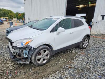 2016 Buick ENCORE, white — VIN KL4CJASB6GB731958, Copart