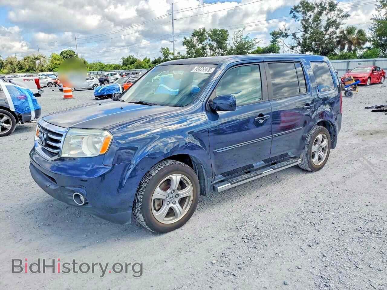 Photo 5FNYF3H58CB033496 - HONDA PILOT 2012