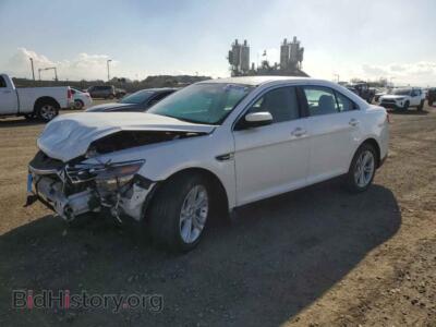 2016 Ford TAURUS Taurus SEL, white — VIN 1FAHP2E83GG143606, Copart