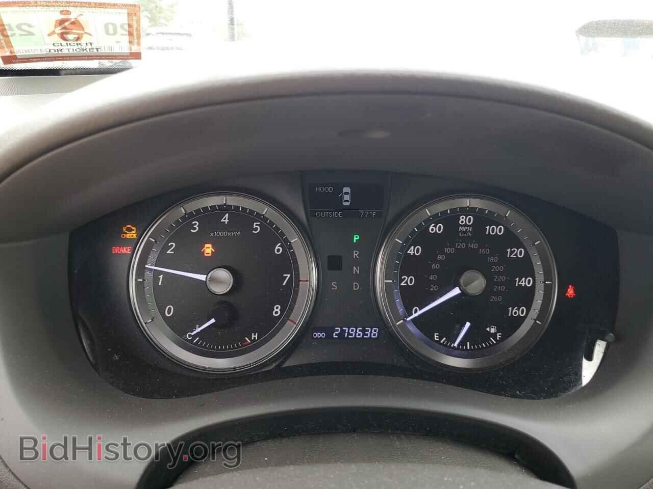 2012 LEXUS ES350 - VIN: JTHBK1EG0C2491188 - Фото 9