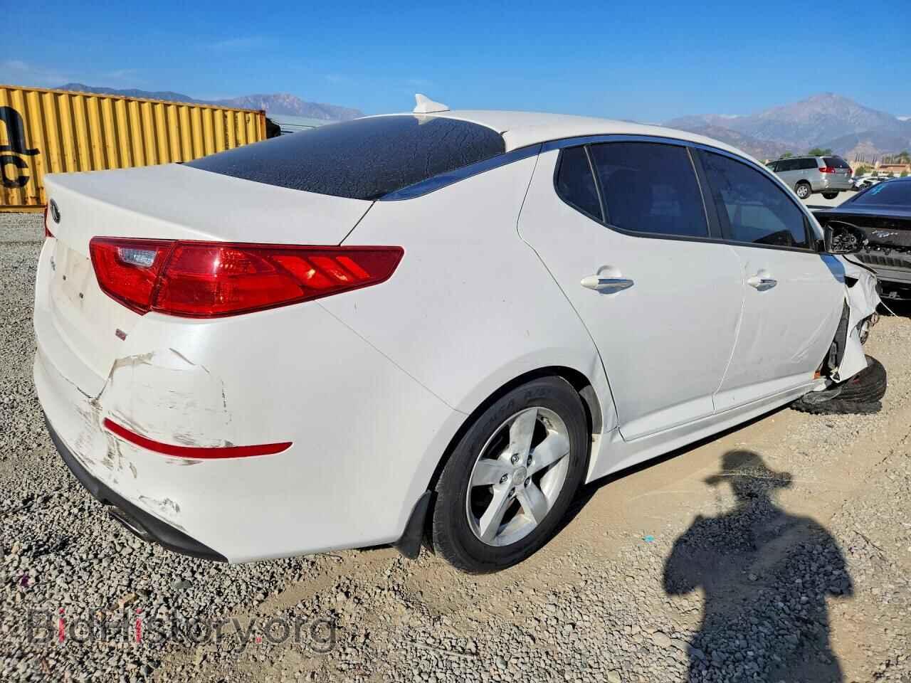 2015 KIA OPTIMA - VIN: KNAGM4A76F5661868 - Photo 3