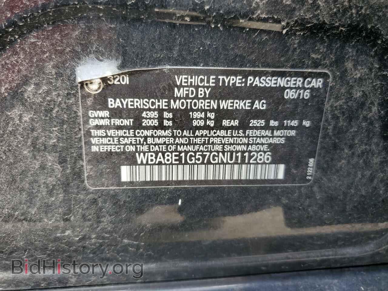 2016 BMW 3 SERIES - VIN: WBA8E1G57GNU11286 - Фото 12