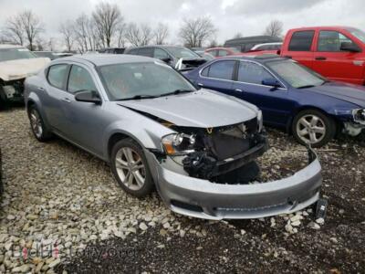 2014 Dodge AVENGER Avenger SE, серебристый — VIN 1C3CDZAG6EN174249, Copart
