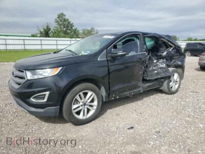 2015 Ford EDGE SEL, black — VIN 2FMTK3J9XFBC37166, Copart