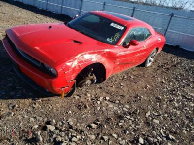 2014 Dodge CHALLENGER, красный — VIN 2C3CDYAG1EH141050, Copart