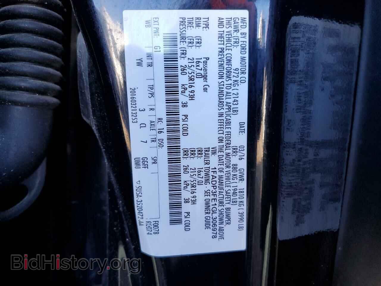 2016 FORD FOCUS - VIN: 1FADP3FE1GL306978 - Photo 12