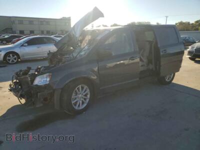 2013 Dodge CARAVAN SXT, black — VIN 2C4RDGCG5DR736439, Copart