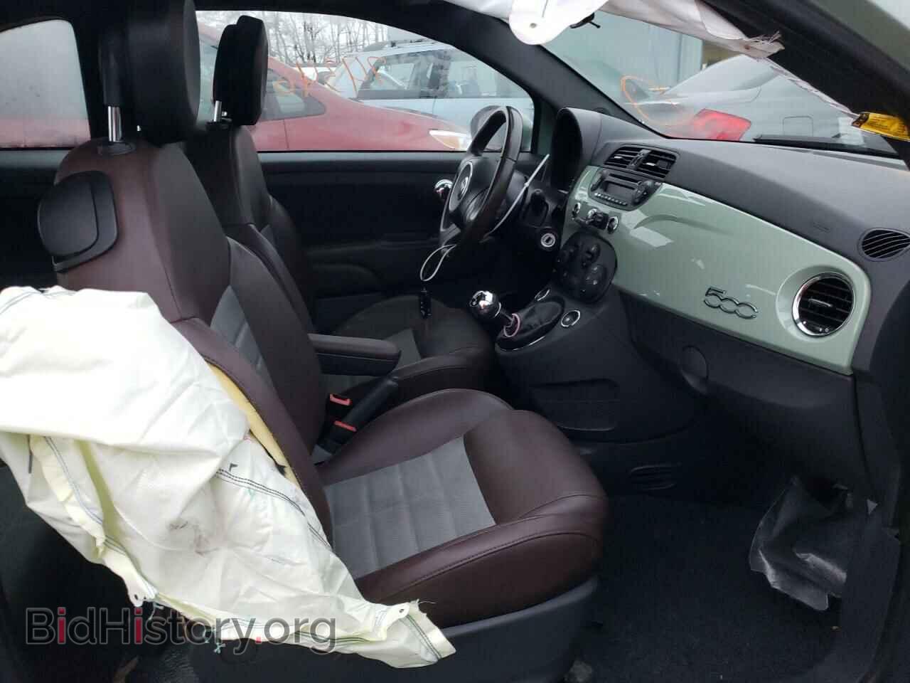 2012 FIAT 500 - VIN: 3C3CFFBR8CT192547 - Фото 5