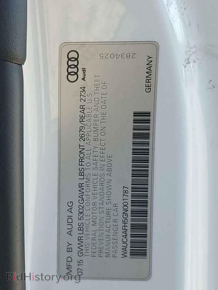 2016 AUDI S5/RS5 - VIN: WAUC4AFH5GN001787 - Фото 13