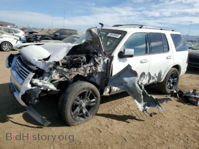 2010 Ford EXPLORER Explorer L, white — VIN 1FMEU8F81AUA24416, Copart