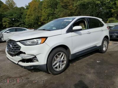 2021 Ford EDGE Edge SEL, белый — VIN 2FMPK3J98MBA07866, Copart