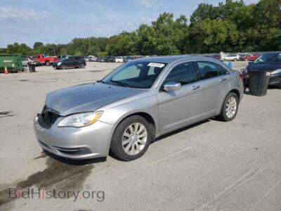 2013 Chrysler 200 Touring, silver — VIN 1C3CCBBB7DN726367, Copart