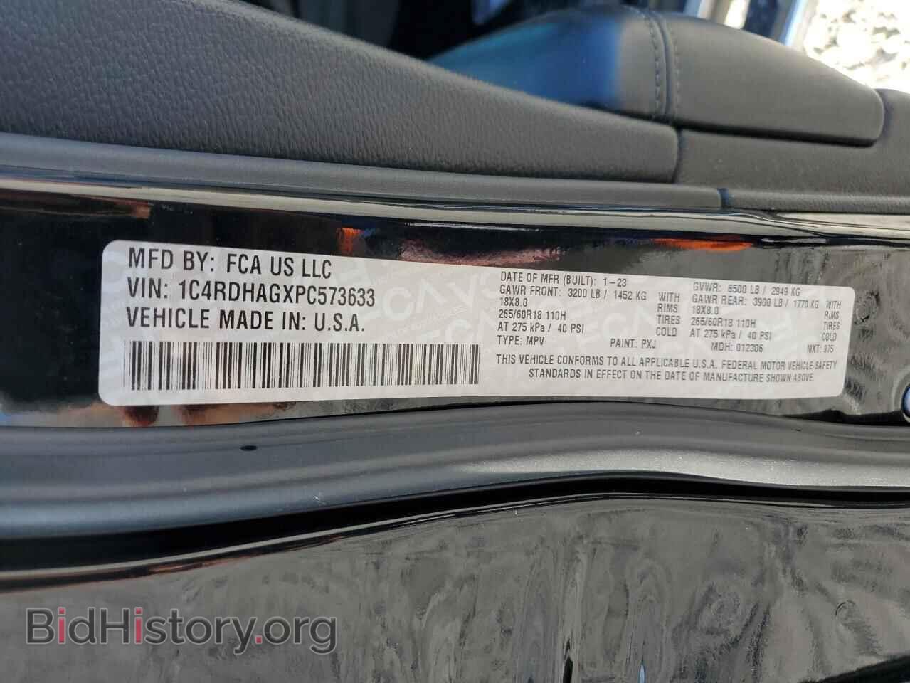 2023 DODGE DURANGO - VIN: 1C4RDHAGXPC573633 - Фото 13