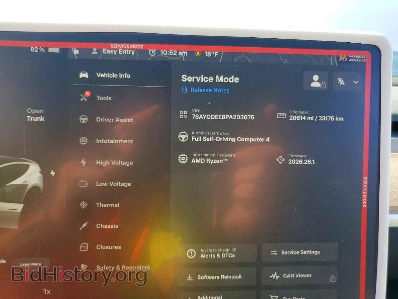 2023 TESLA MODEL Y - VIN: 7SAYGDEE8PA203675 - Photo 9