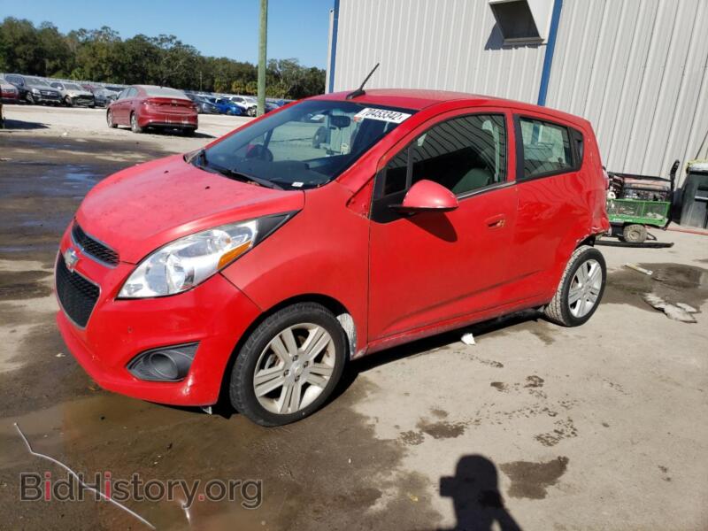 2014 Chevrolet SPARK Spark 1LT (VIN KL8CD6S95EC574575) — photo 1 of 12, Copart, damage: rear end