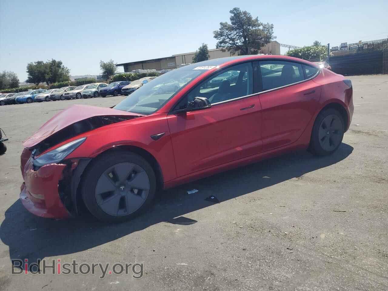 Photo 5YJ3E1EB8NF274778 - TESLA MODEL 3 2022