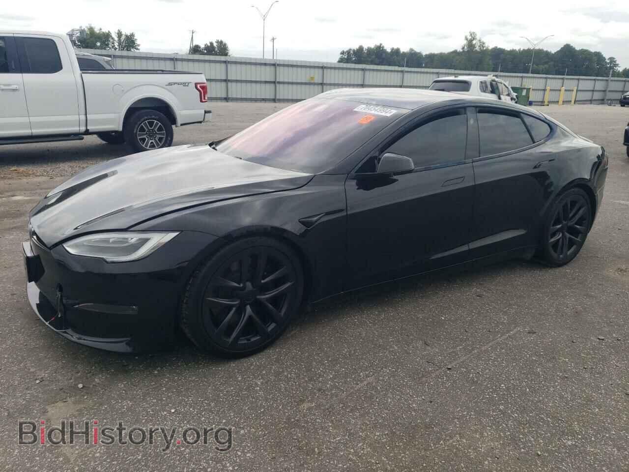 Photo 5YJSA1E6XMF455633 - TESLA MODEL S 2021