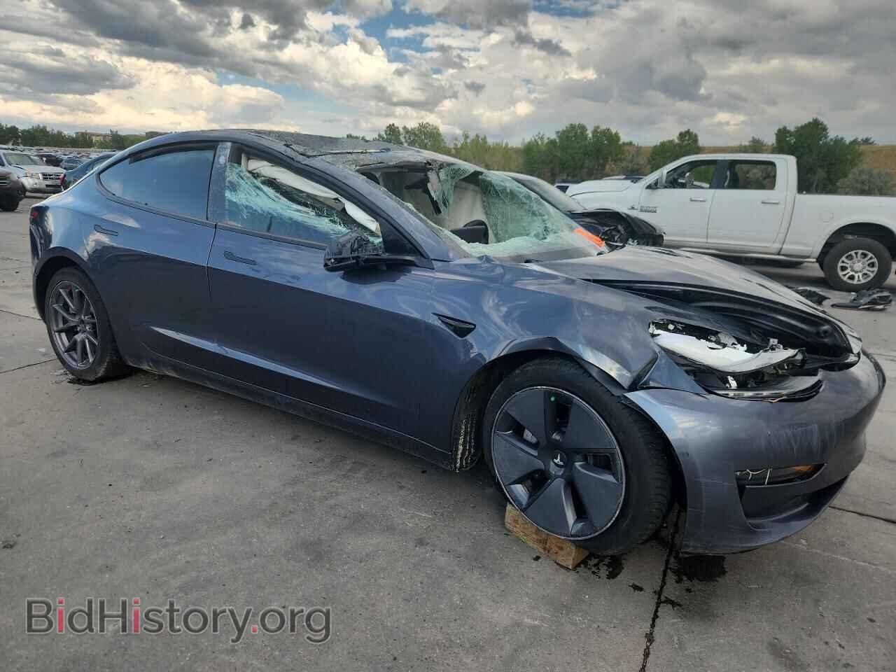 2021 TESLA MODEL 3 - VIN: 5YJ3E1EB0MF928140 - Фото 4
