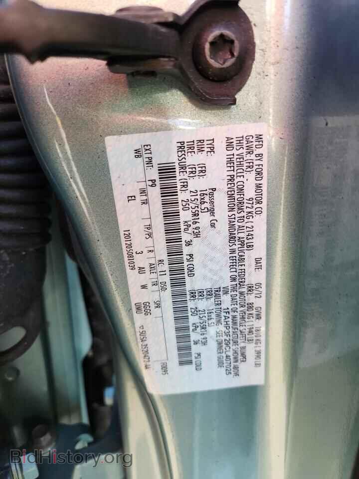 2012 FORD FOCUS - VIN: 1FAHP3F29CL407025 - Photo 12