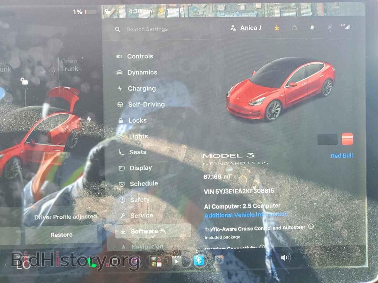 2019 TESLA MODEL 3 - VIN: 5YJ3E1EA2KF308815 - Photo 9