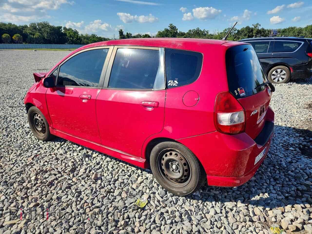 2007 HONDA FIT - VIN: JHMGD37617S031303 - Фото 2