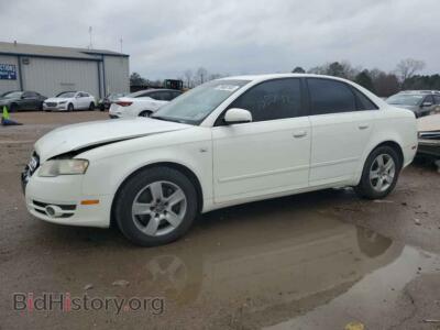 2006 Audi A4 A4 2 Turbo, white — VIN WAUAF78EX6A241818, Copart