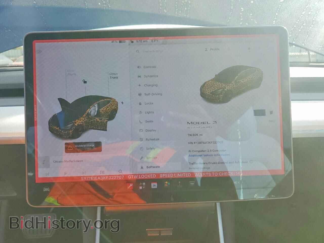 2019 TESLA MODEL 3 - VIN: 5YJ3E1EA3KF322707 - Photo 9