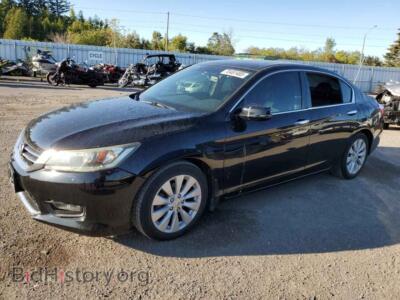 2015 Honda ACCORD EXL, black — VIN 1HGCR2F81FA800984, Copart