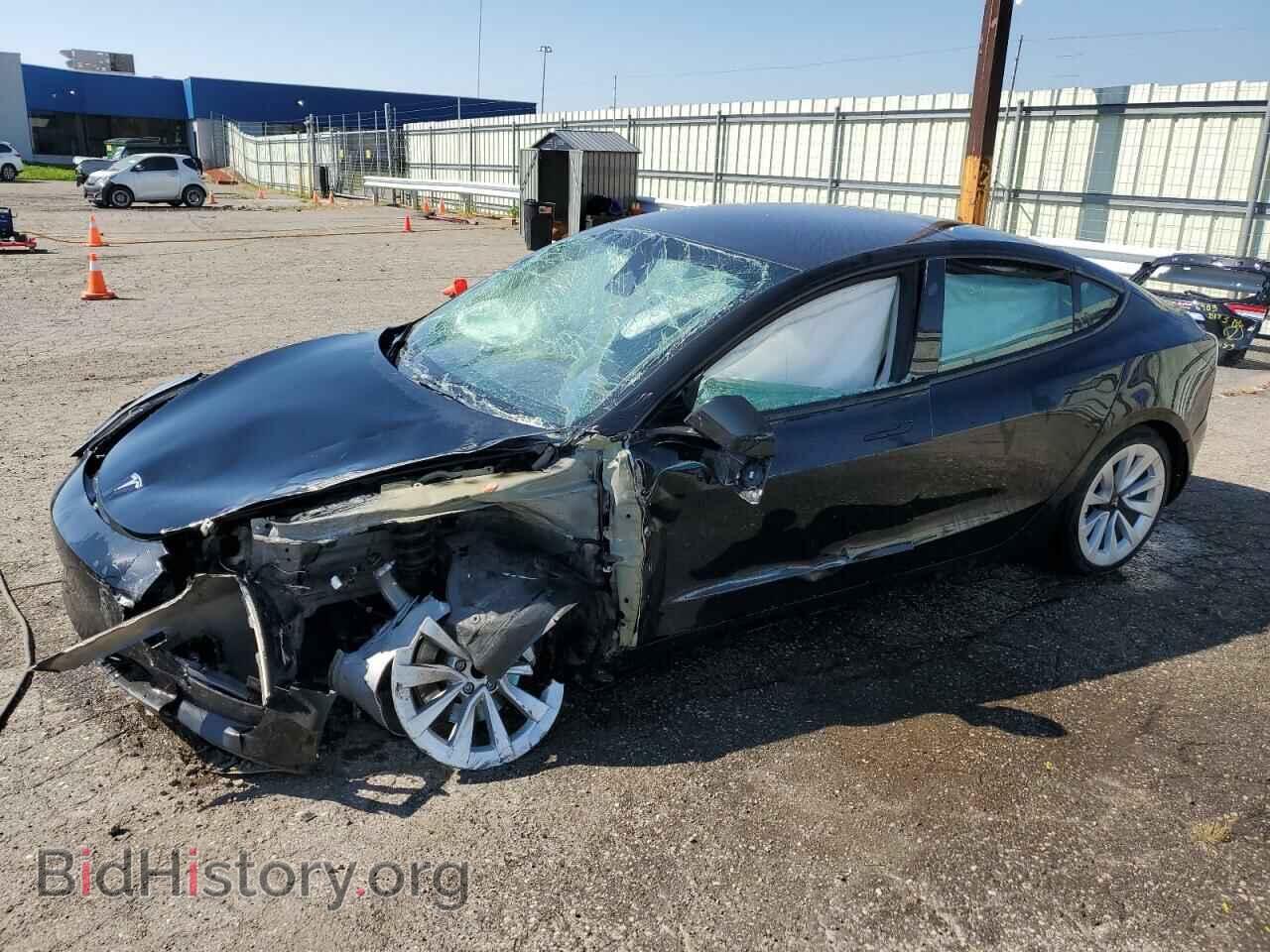 Photo 5YJ3E1EA8NF290812 - TESLA MODEL 3 2022