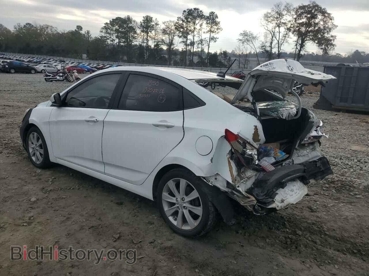 2014 HYUNDAI ACCENT - VIN: KMHCU4AE1EU608558 - Фото 2