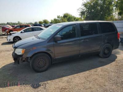 2016 Dodge CARAVAN SE, gray — VIN 2C4RDGBG1GR349294, Copart