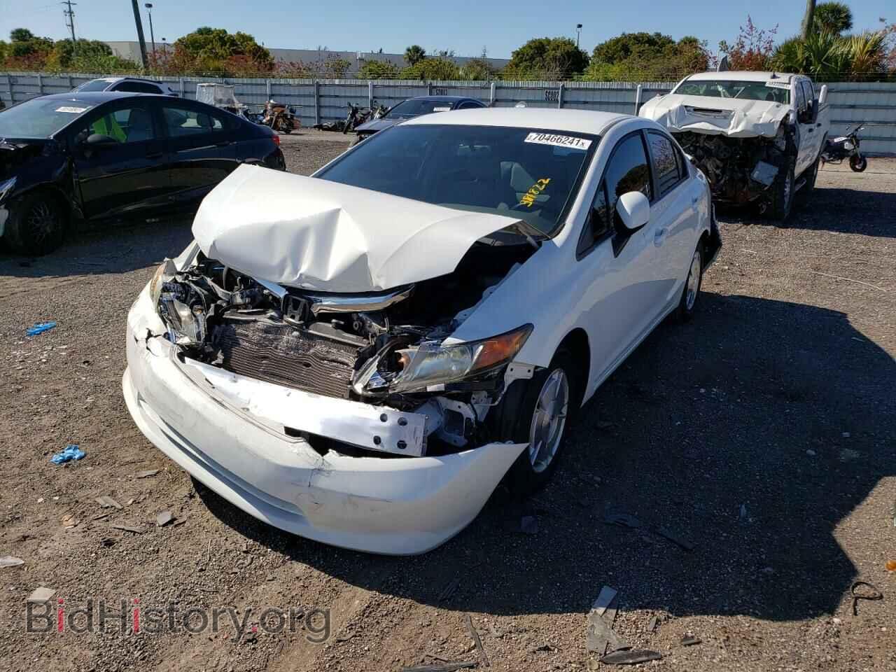 2012 HONDA CIVIC - VIN: 2HGFB2F66CH556472 - Фото 2