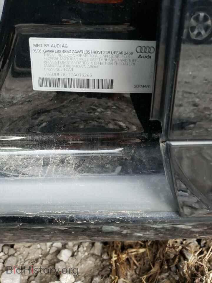 2007 AUDI A4 - VIN: WAUDF78E17A016265 - Photo 10