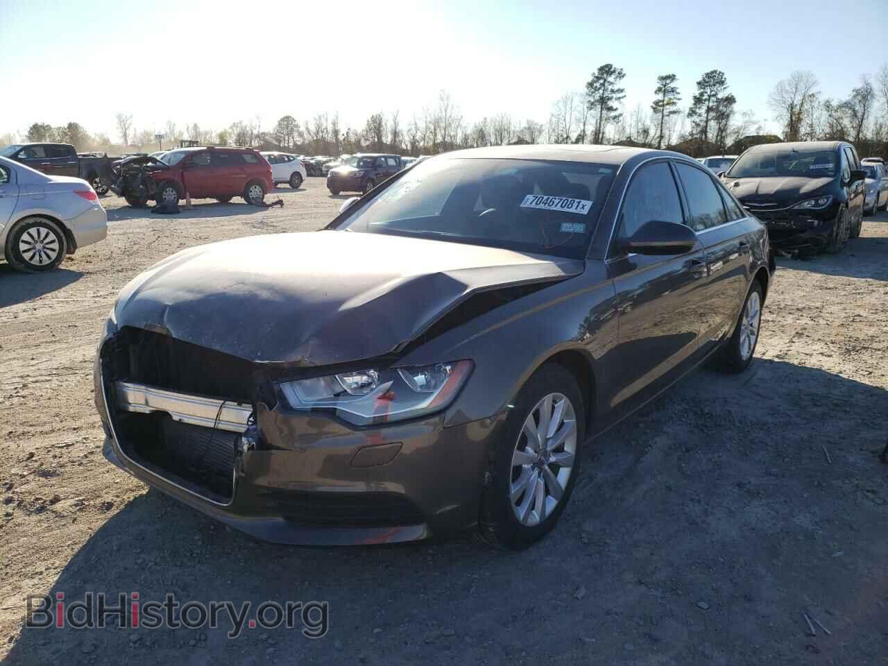 2014 AUDI A6 - VIN: WAUCFAFC3EN104427 - Фото 2