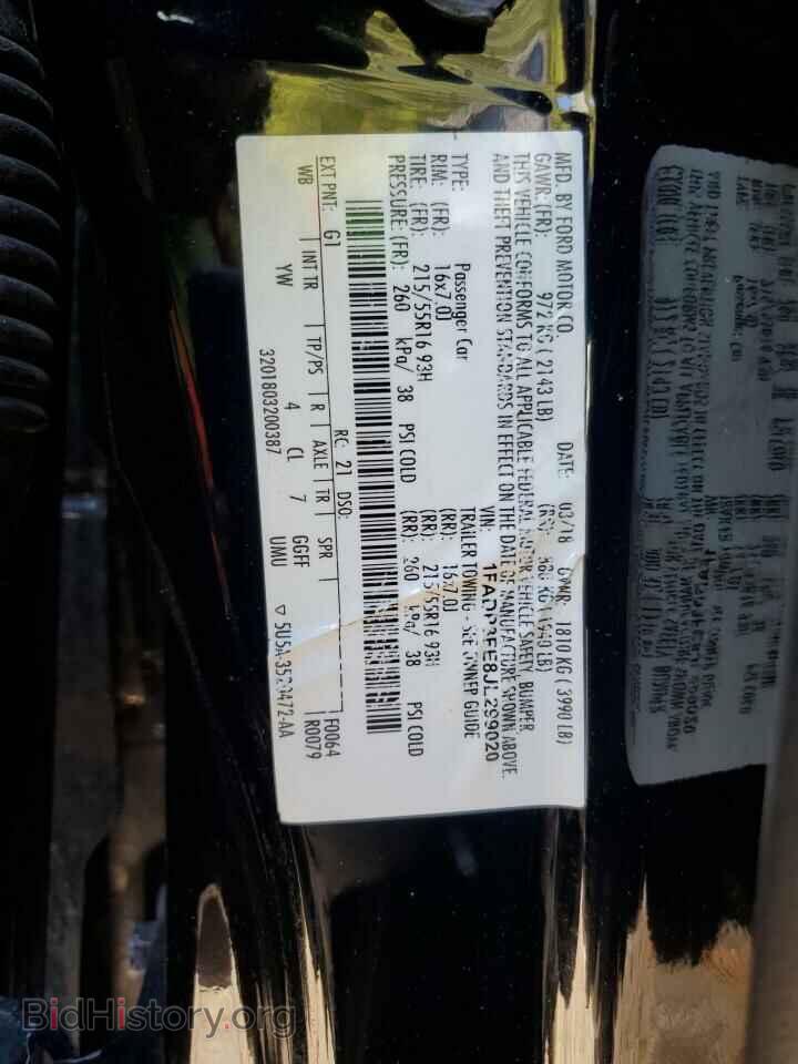 2018 FORD FOCUS - VIN: 1FADP3FE8JL299020 - Фото 12