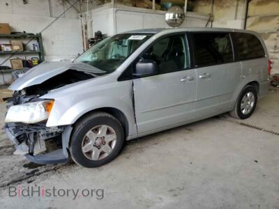 2011 Dodge CARAVAN Grand Cara, серебристый — VIN 2D4RN4DG2BR607066, Copart
