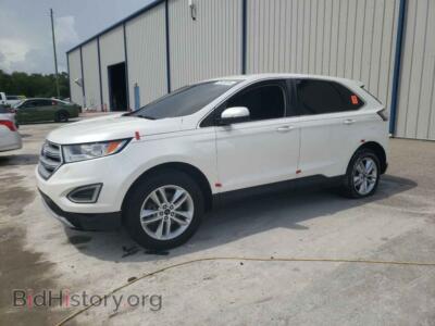 2015 Ford EDGE SEL, белый — VIN 2FMTK3J93FBB08069, Copart
